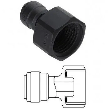 Műanyag szűkítő csatlakozó ø10mm x 1/2" belső menet