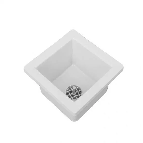 PP tölcsér 100x100x100mm szűrőbetéttel