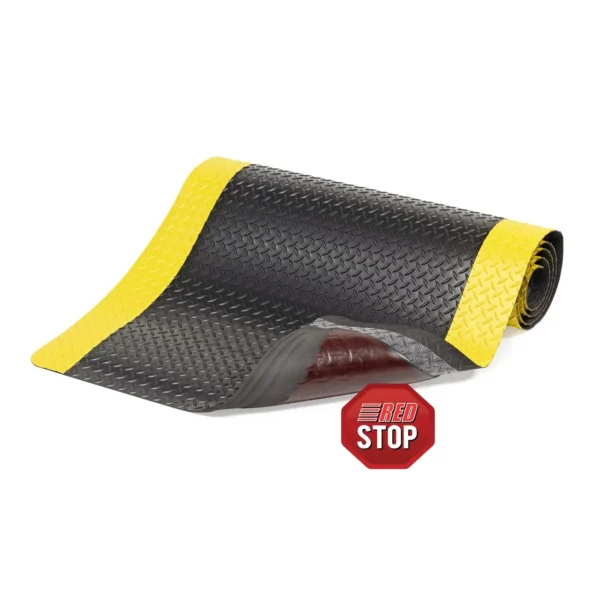 Cushion Trax® 479 Notrax fáradtságcsökkentő szőnyeg Fekete/Sárga 122cm x 22.8m