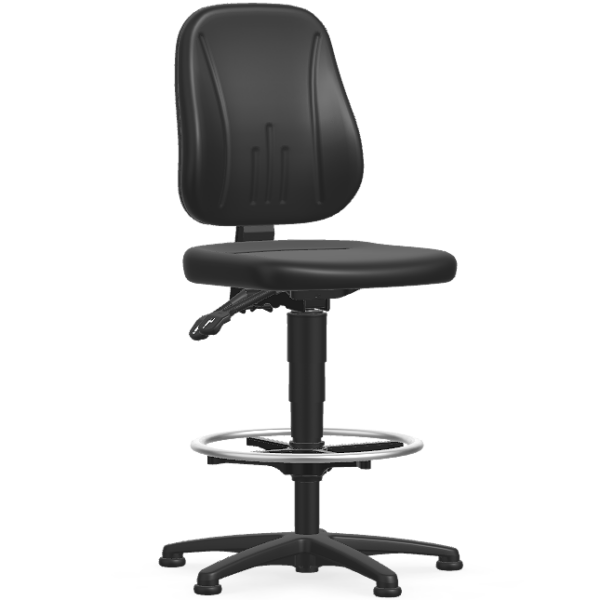 UNITEC 3 fix talpas, lábgyűrűs munkaszék